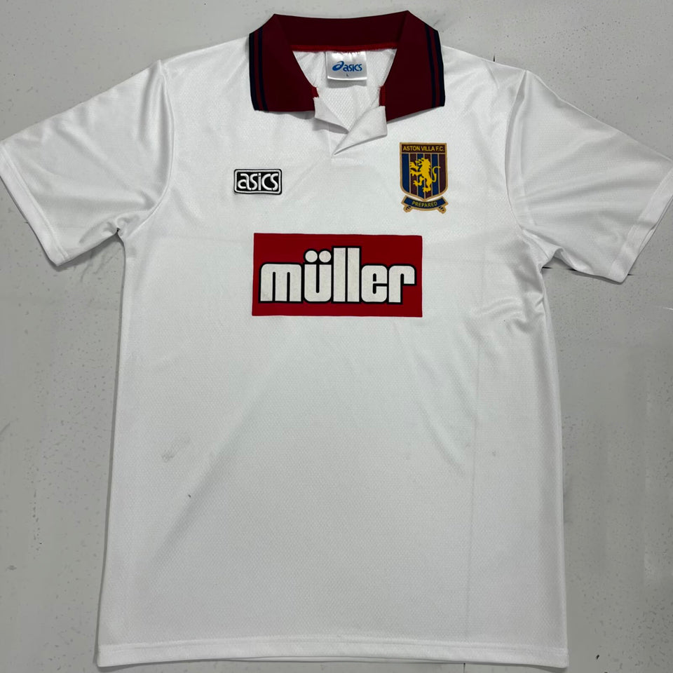Jersey 1994/95 Aston Villa Visitante Manga corta Versión Fan Retro