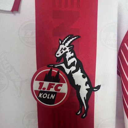 Jersey 1995/1996 1. FC Koln Local Manga corta Versión Fan Retro