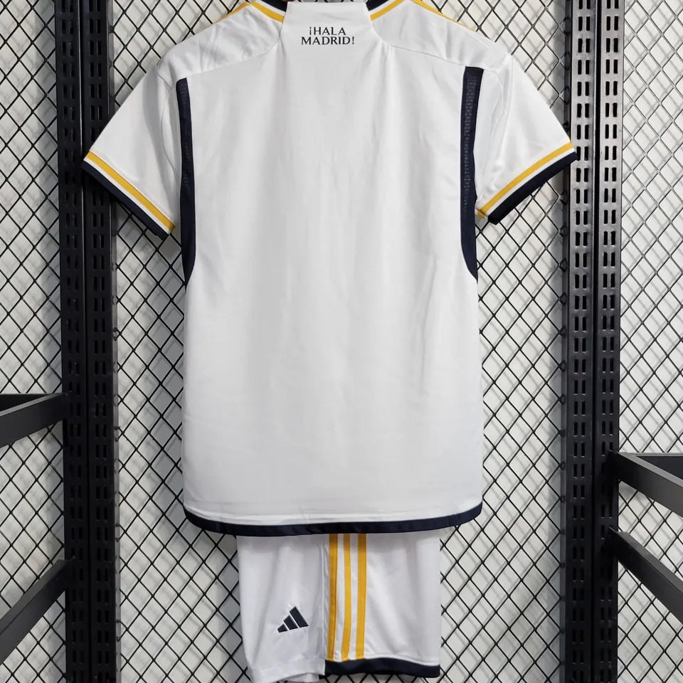 Jersey 2023/24 Real Madrid Local Manga corta Niño