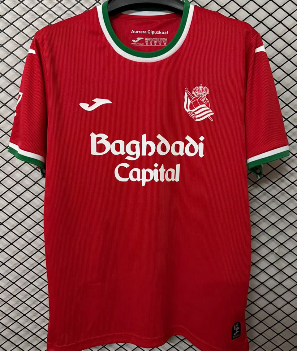 jersey 2026/27 real sociedad tercero manga corta versión fan