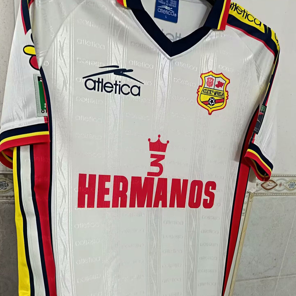jersey 1999/2000 club atlético morelia visitante manga corta versión fan retro