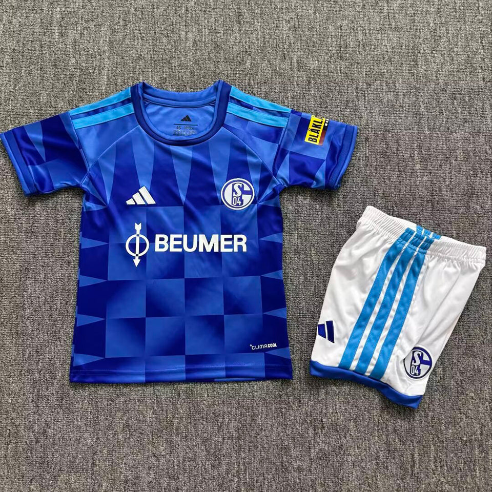 jersey 2026/27 schalke 04 local manga corta niño
