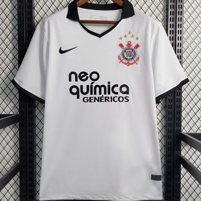 Jersey 2011 Corinthians Local Manga corta Versión Fan Retro