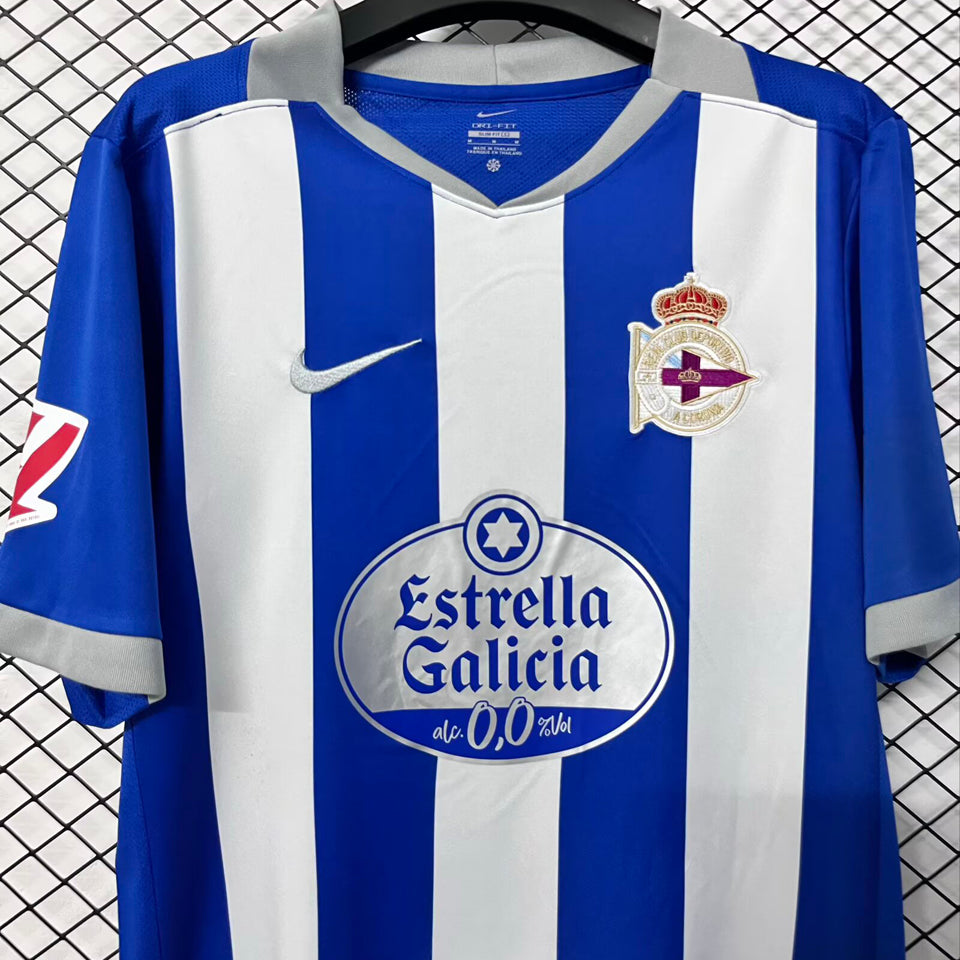 jersey 2026/27 deportivo la coruna local manga corta versión fan