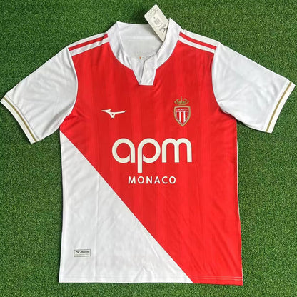 Jersey 2025/26 Monaco Local Manga corta Versión Fan