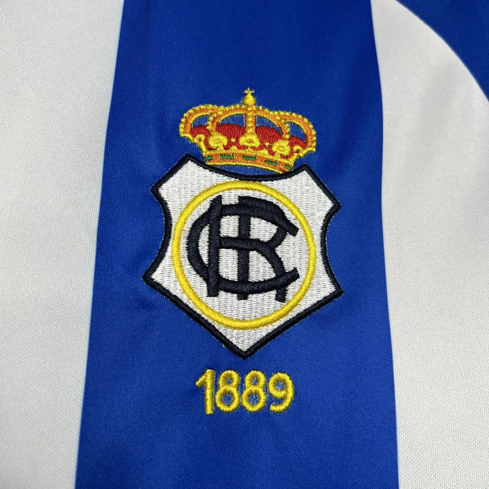 Jersey 2024/25 Recreativo Huelva Local Manga corta Versión Fan