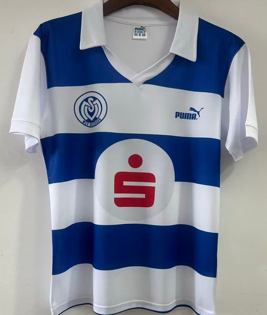 Jersey 1990 Duisburg Local Manga corta Versión Fan Retro