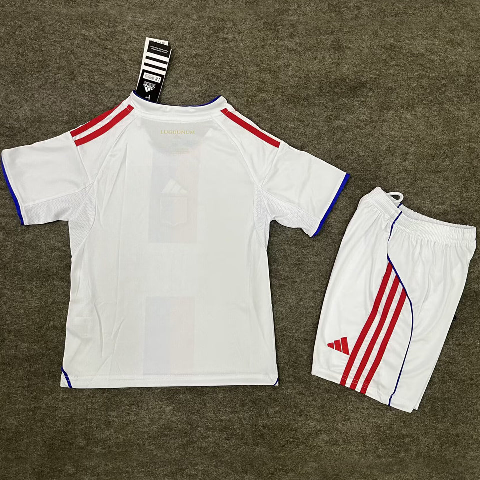 jersey 2025/26 lyon local manga corta niño