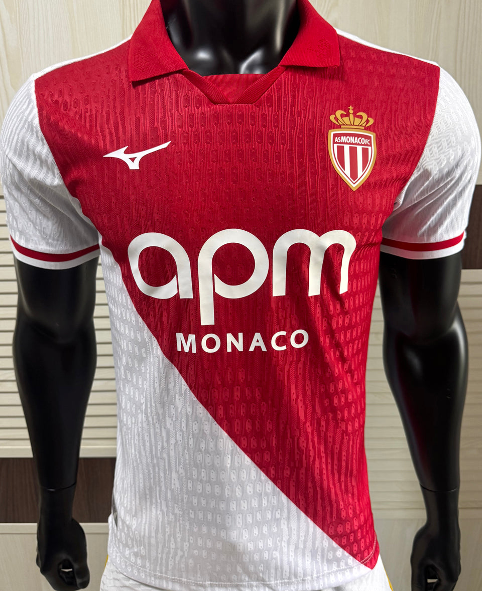 jersey 2026/27 monaco local manga corta versión jugador