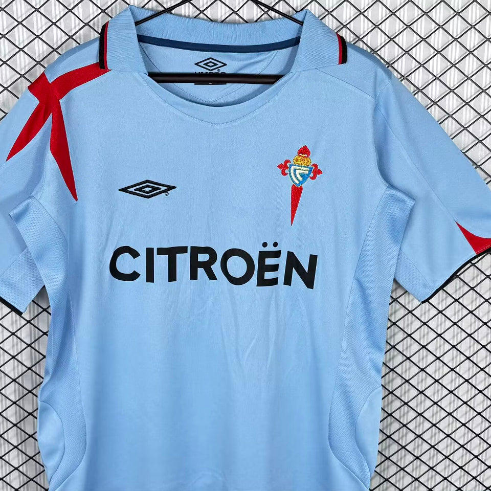 jersey 2005/2007 celta local manga corta versión fan retro
