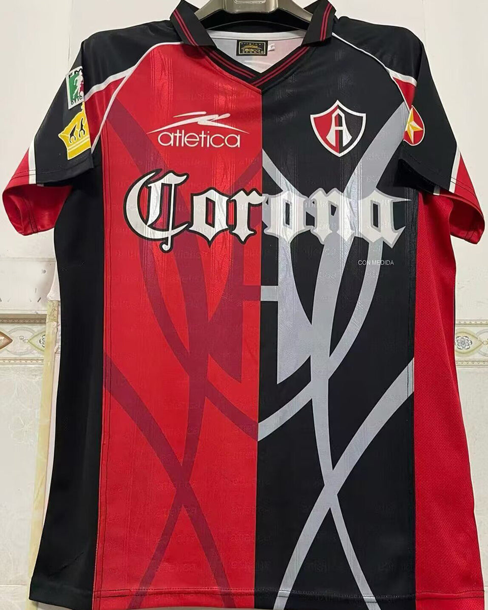 Jersey 1999/2000 Atlas Local Manga corta Versión Fan Retro