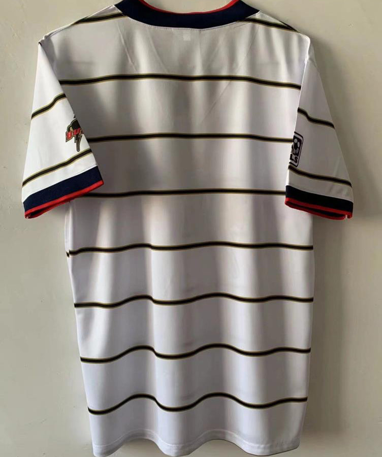 jersey 1998 fc dallas visitante manga corta versión fan retro