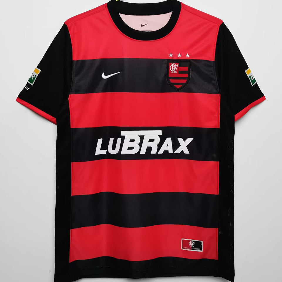 jersey 2000/01 flamengo local manga corta versión fan retro