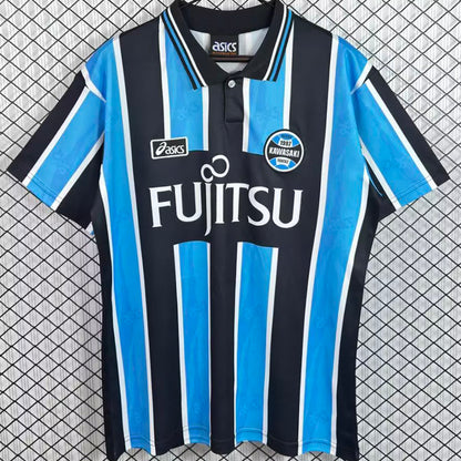 Jersey 1999 Kawasaki Frontale Local Manga corta Versión Fan Retro