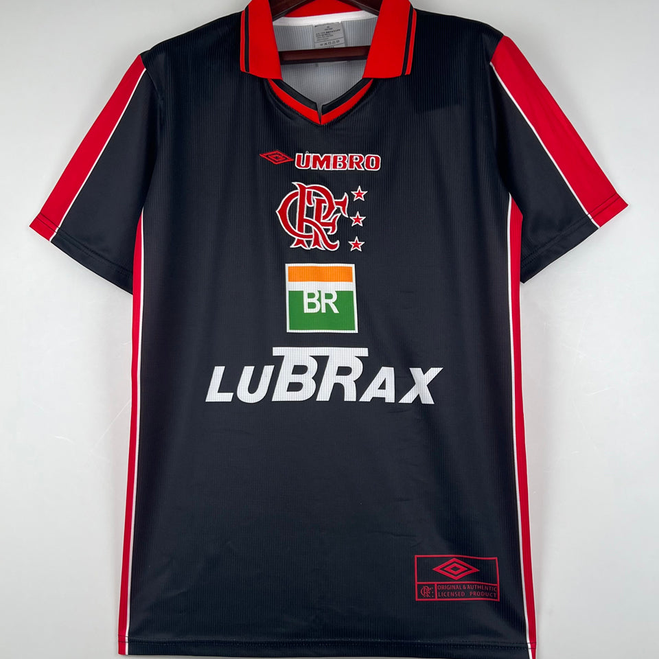 jersey 1999 flamengo tercero manga corta versión fan retro