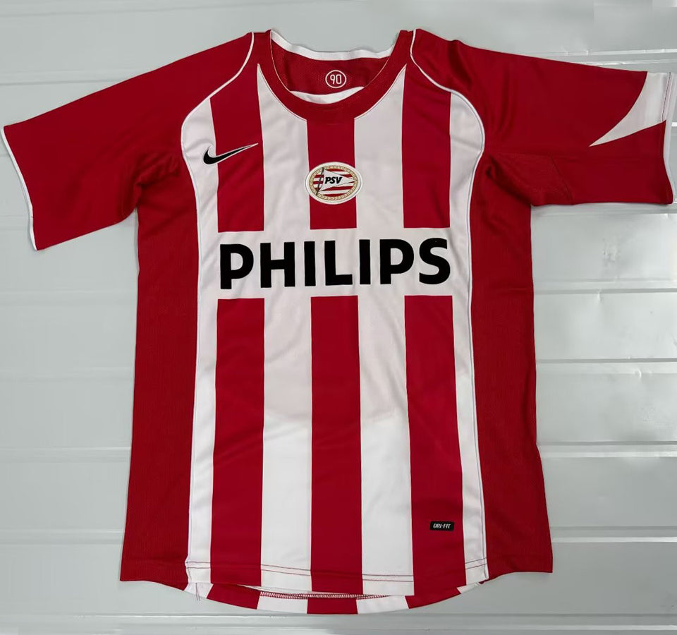 Jersey 2004/2005 PSV Local Manga corta Versión Fan Retro