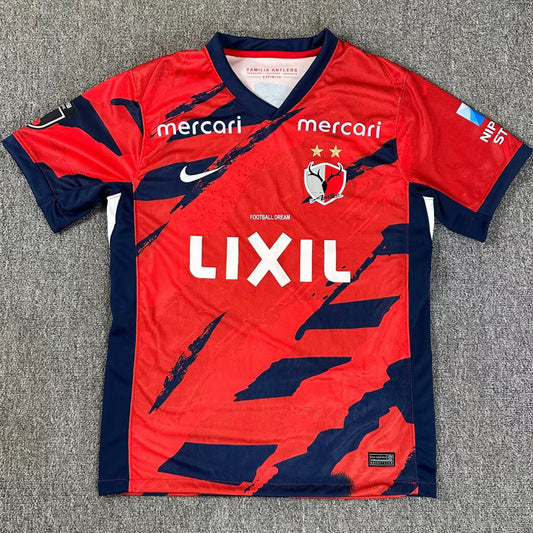 Jersey 2025 Kashima Antlers Local Manga corta Versión Fan