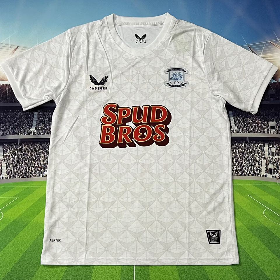 Jersey 2025/26 Preston North End Local Manga corta Versión Fan