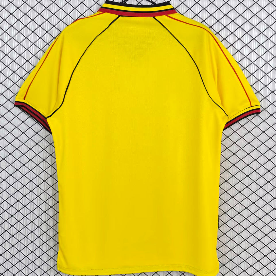 jersey 1999/2001 watford local manga corta versión fan retro