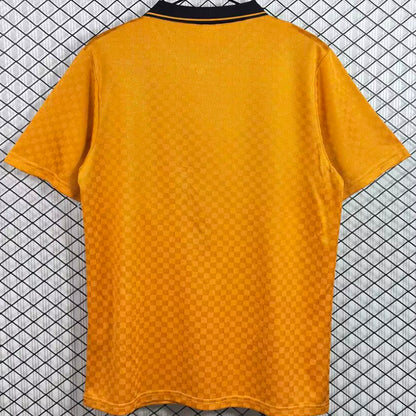 Jersey 1990/1991 Wolves Local Manga corta Versión Fan Retro