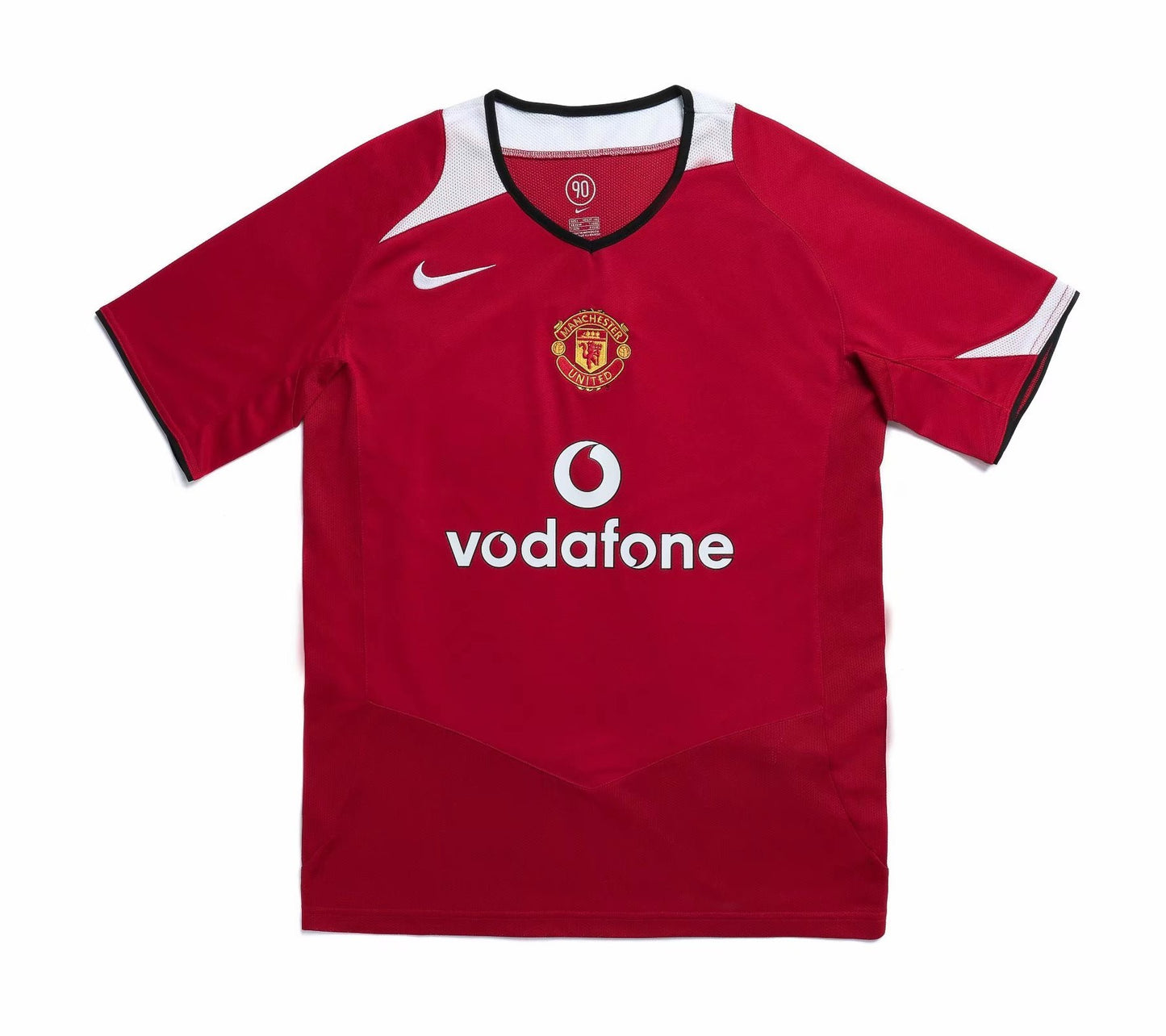 jersey 2004/06 manchester united local manga corta versión fan retro