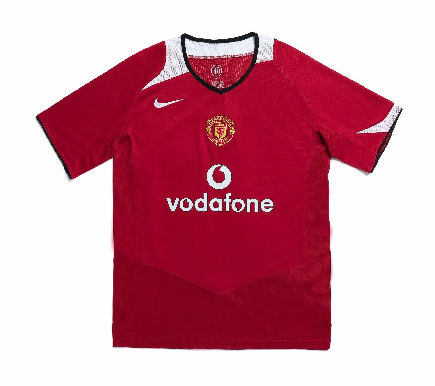 Jersey 2004/06 Manchester United Local Manga corta Versión Fan Retro