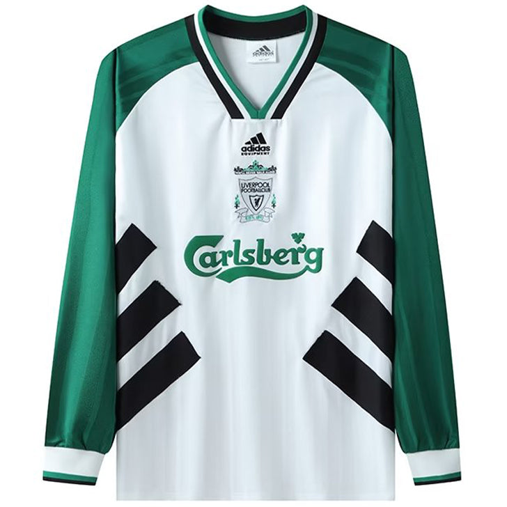 jersey 1993/95 liverpool visitante manga larga versión fan retro