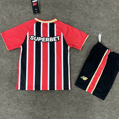 Jersey 2025/26 Sao Paulo Visitante Manga corta Niño