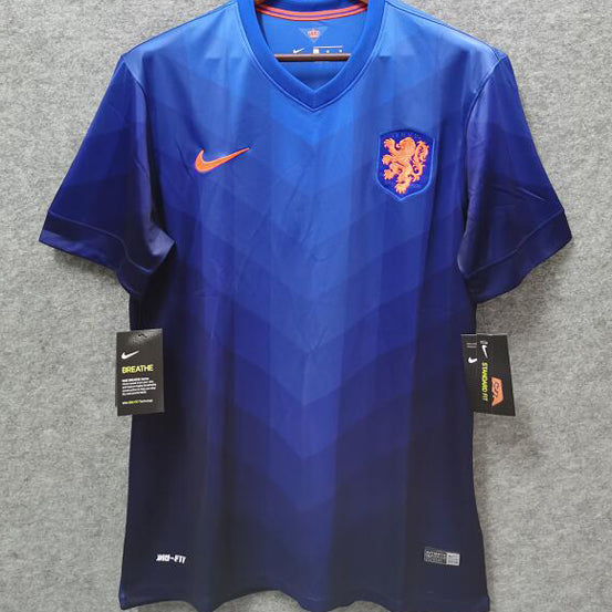 2014 holanda visitante versión fan selecciones retro