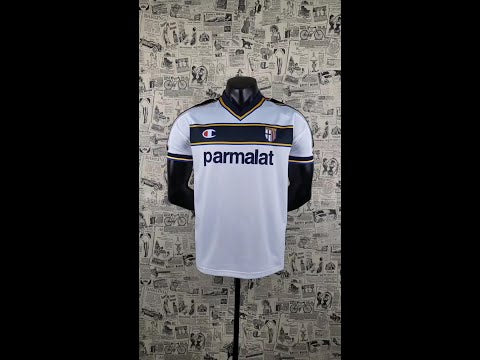 jersey 2002/03 parma visitante manga corta versión fan retro