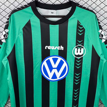 Jersey 1994/1995 Wolfsburg Visitante Manga larga Versión Fan Retro