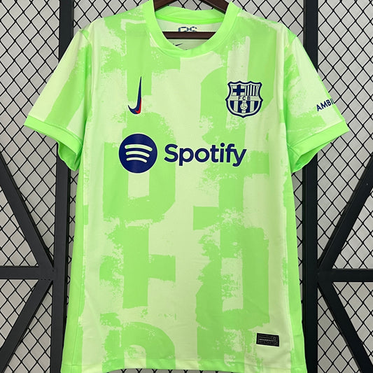 Jersey 2024/25 Barcelona Tercero Manga corta Versión Fan