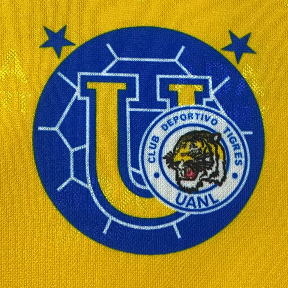 jersey 1995/96 tigres local manga larga versión fan retro