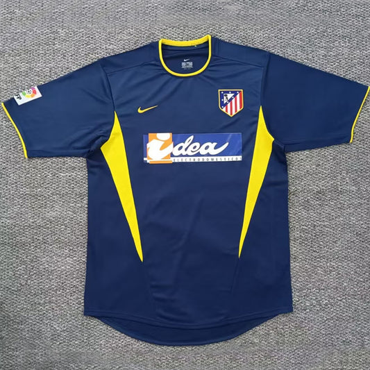 Jersey 2002/2003 Atletico de Madrid Visitante Manga corta Versión Fan Retro
