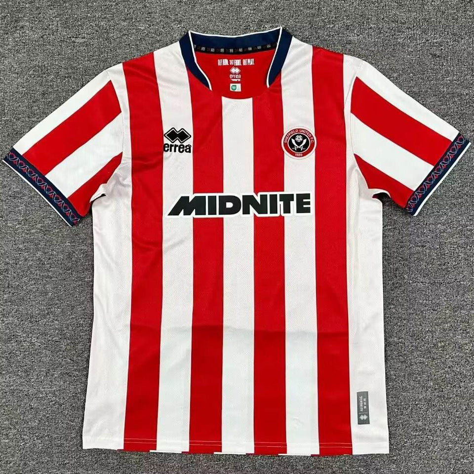 Jersey 2025/26 Sheffield United Local Manga corta Versión Fan