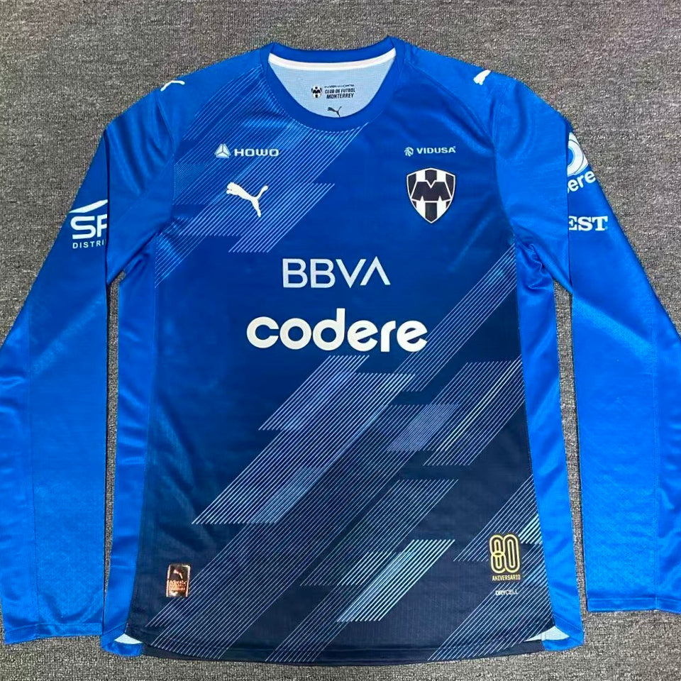 jersey 2025/26 monterrey tercero manga larga versión fan