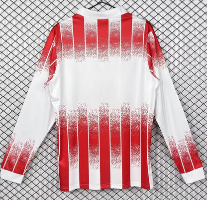 Jersey 1991/1992 AS Cannes Local Manga larga Versión Fan Retro