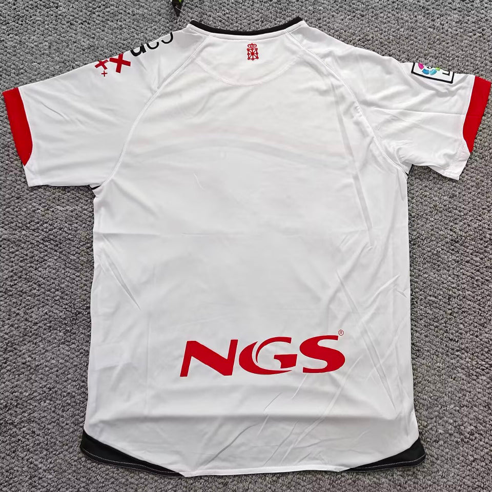 jersey 2000/2001 osasuna visitante manga corta versión fan retro