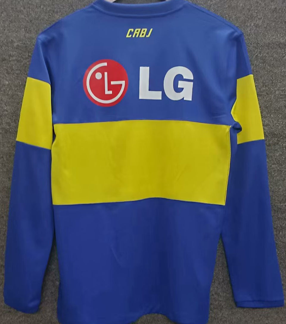 jersey 2011/12 boca local manga larga versión fan retro
