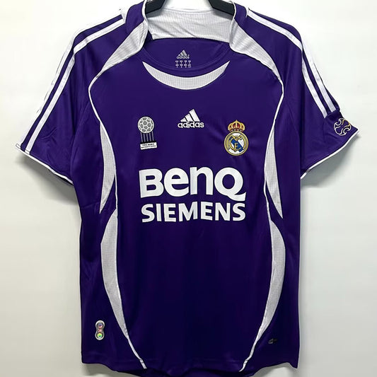 Jersey 2006/07 Real Madrid Visitante Manga corta Versión Fan Retro