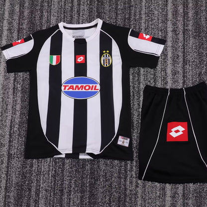 Jersey 2002/2003 Juventus Local Manga corta Niño Retro