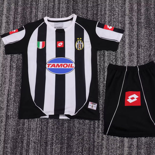 Jersey 2002/2003 Juventus Local Manga corta Niño Retro