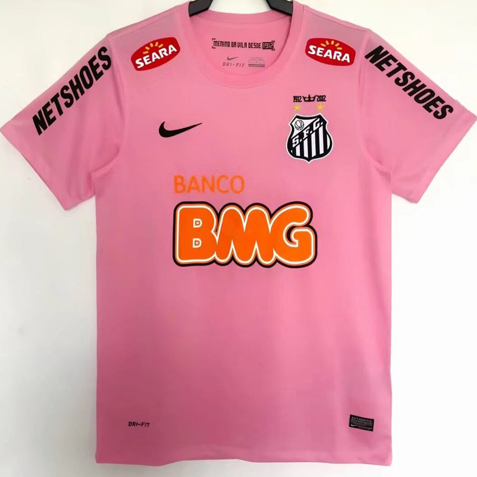 jersey 2012/13 santos pink especial manga corta versión fan retro