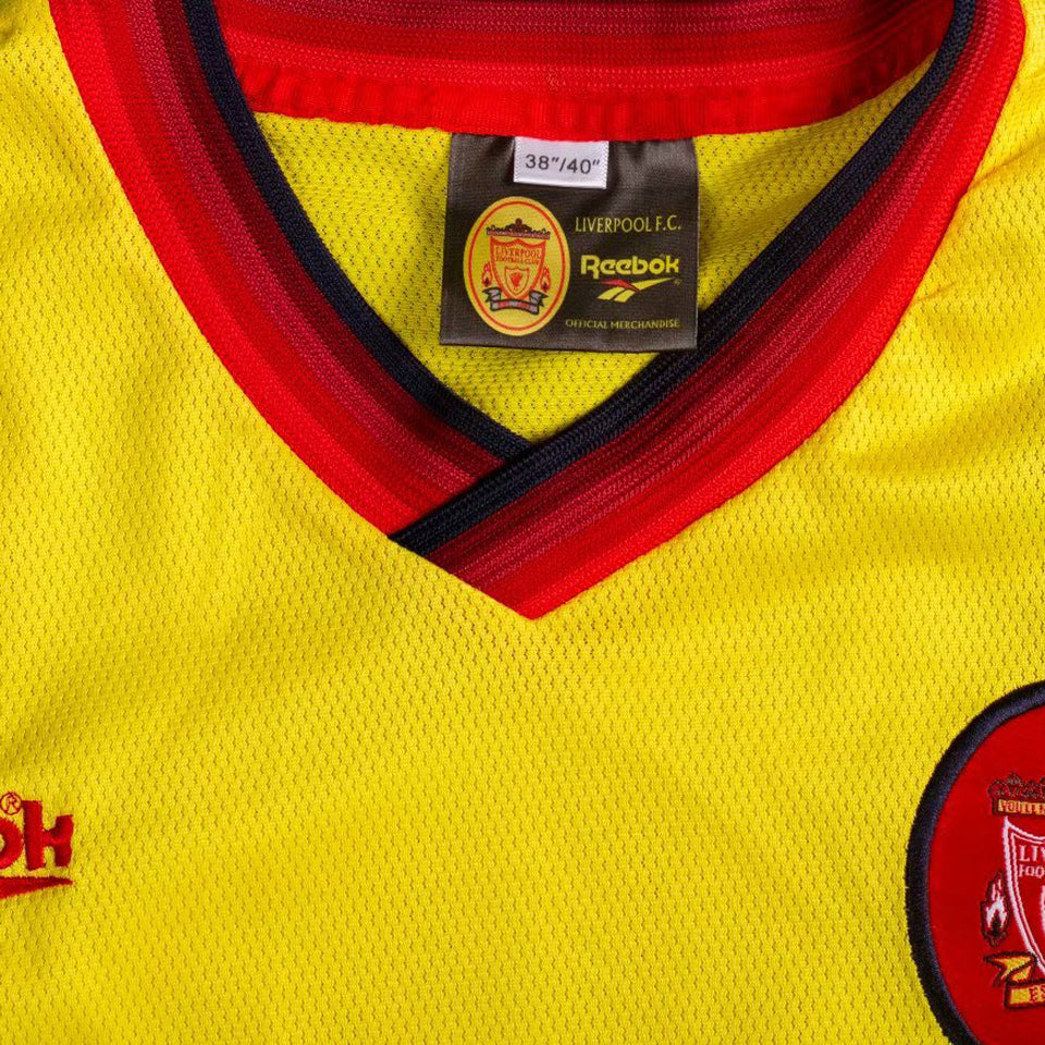 Jersey 1997/1998 Liverpool Visitante Manga corta Versión Fan Retro