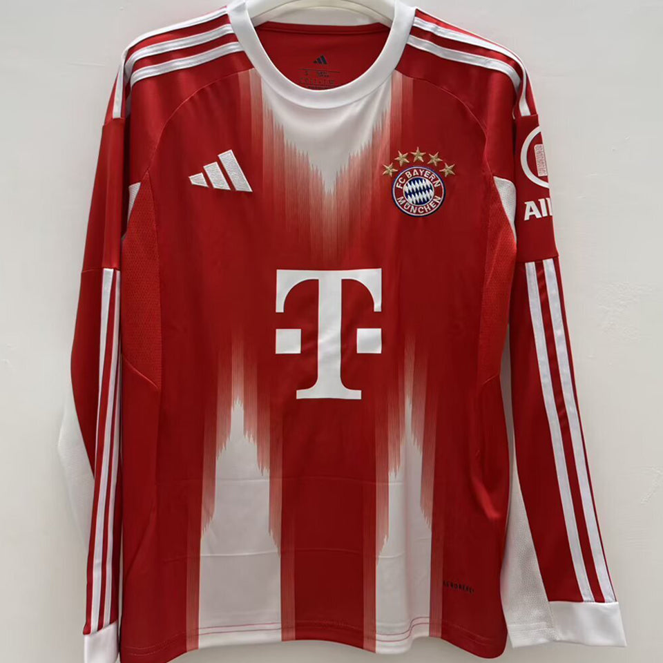 jersey 2025/26 bayern munich local manga larga versión fan