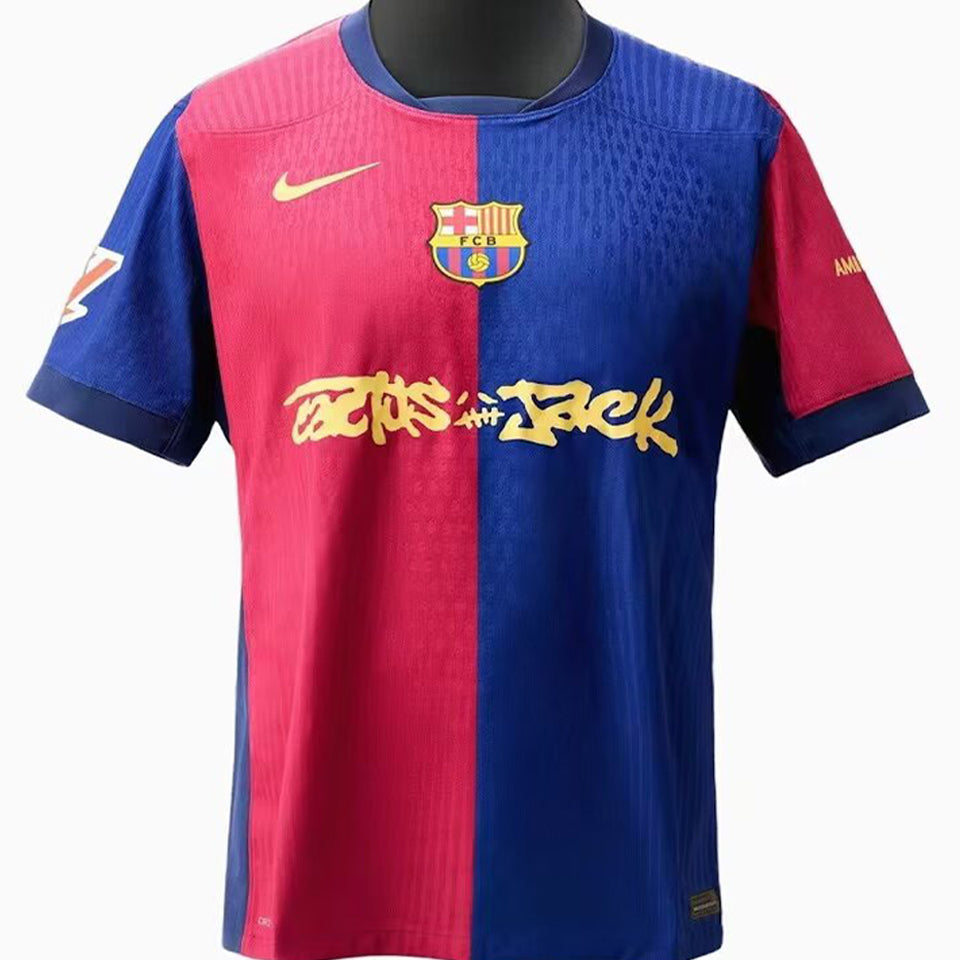 jersey 2024/25 barcelona local manga corta versión fan