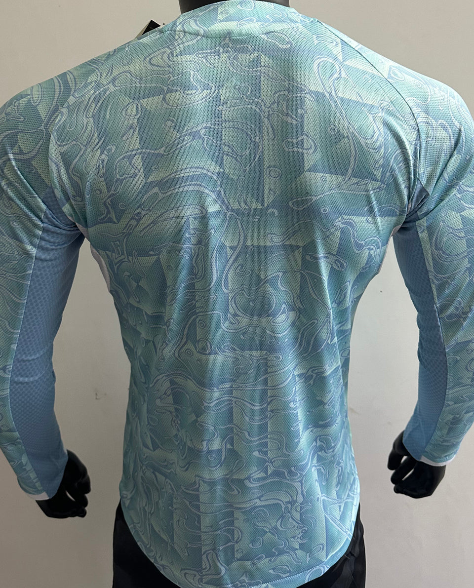 jersey 2025/26 juventus visitante manga larga versión jugador