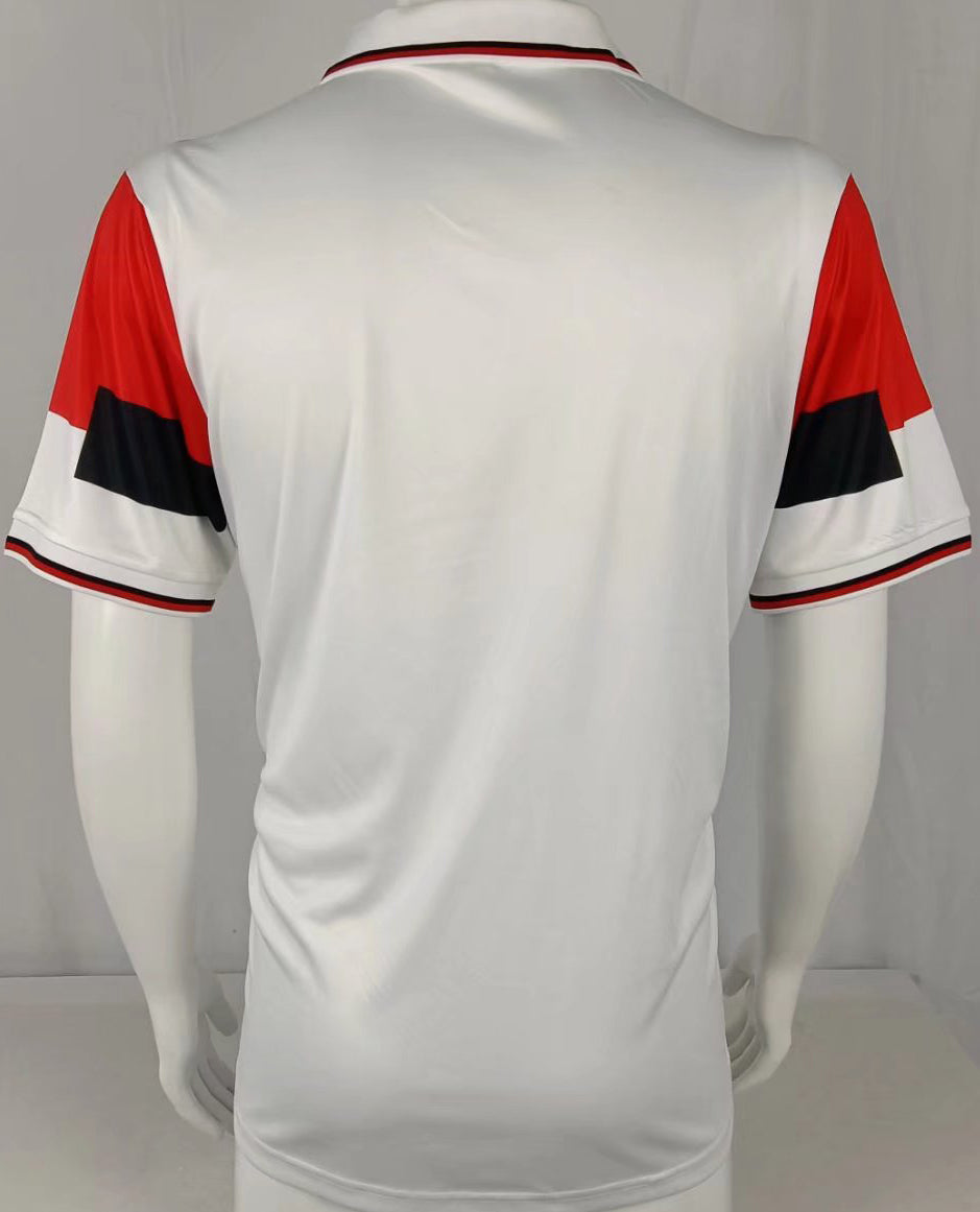 jersey 1994/95 ac milan visitante manga corta versión fan retro