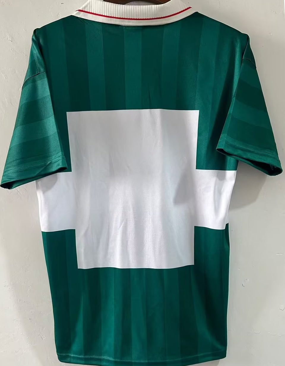 jersey 1996 palmeiras tercero manga corta versión fan retro