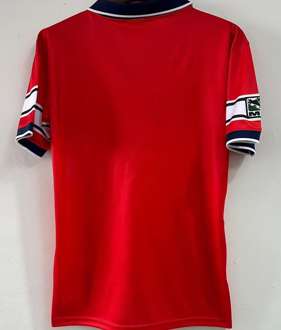 Jersey 1998 Chicago Fire Local Manga corta Versión Fan Retro